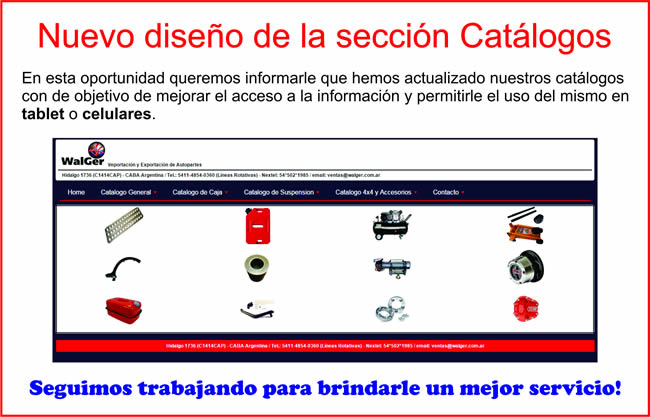 nuevo diseno catalogo